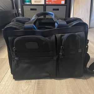 Tumi Expandable Organizer Laptop Brief (Black)